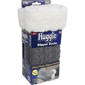 ❤️ 🆕 HUGGLE Slipper Socks Gray OSFA